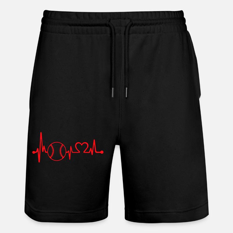 L’amour du baseball - Short de jogging bio TRAINER Stanley/Stella unisexe - noir