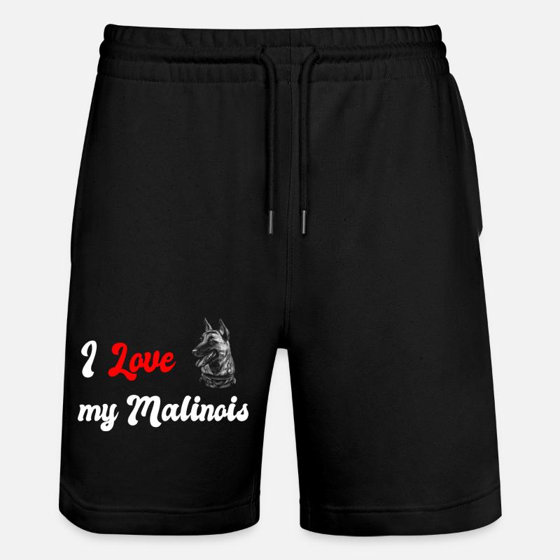J'adore mon Malinois - Short de jogging bio TRAINER Stanley/Stella unisexe - noir