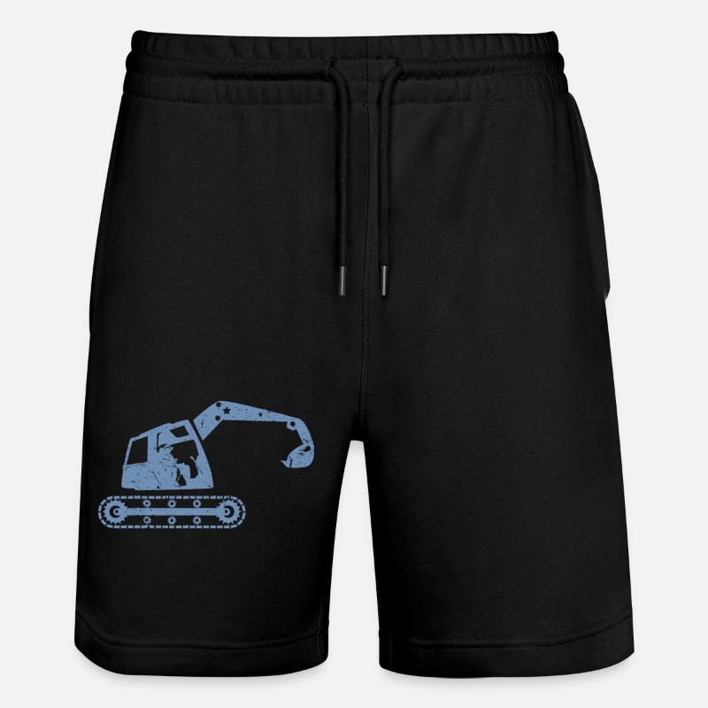 Bagger Baggerfahrer Baugeräteführer – - Stanley/Stella Unisex Bio Joggingshorts Trainer  - Schwarz