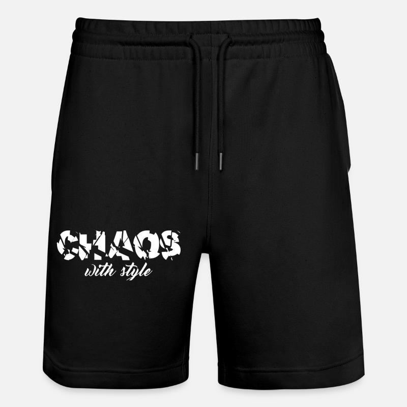 Chaos - avec style - Short de jogging bio TRAINER Stanley/Stella unisexe - noir