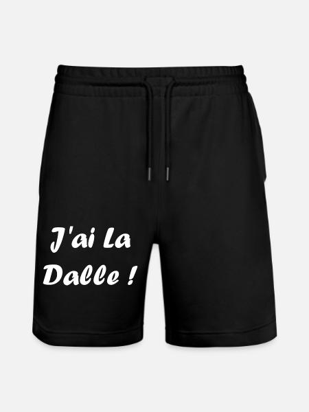 j'ai la dalle - Short de jogging bio TRAINER Stanley/Stella unisexe - noir