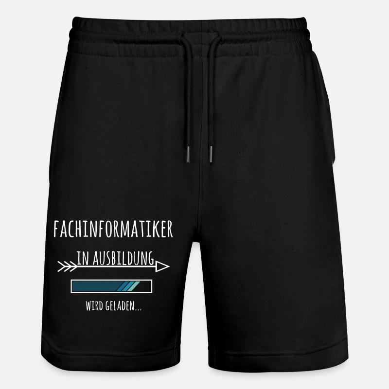 Fachinformatiker Ausbildung Beruf - Stanley/Stella Unisex Bio Joggingshorts Trainer  - Schwarz