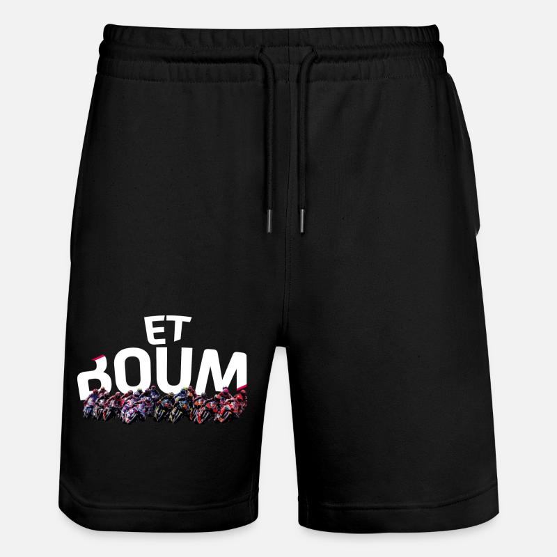 ET BOUM MOTO.GP - Short de jogging bio TRAINER Stanley/Stella unisexe - noir