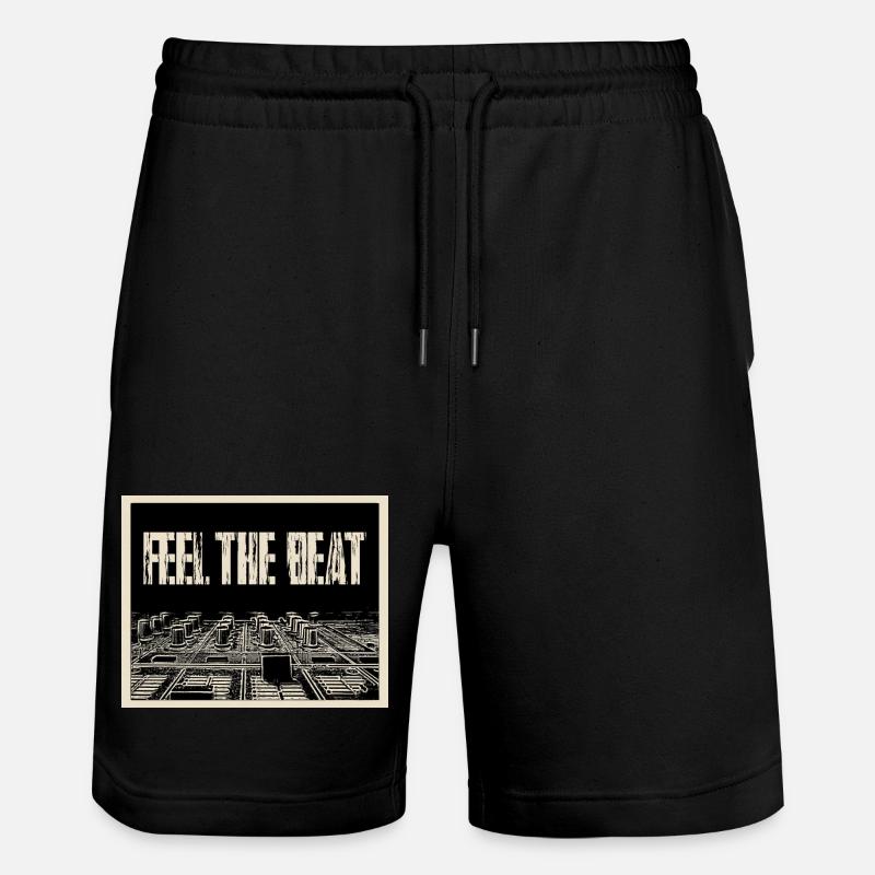 Ressentez l’ambiance du Beat Club - Short de jogging bio TRAINER Stanley/Stella unisexe - noir