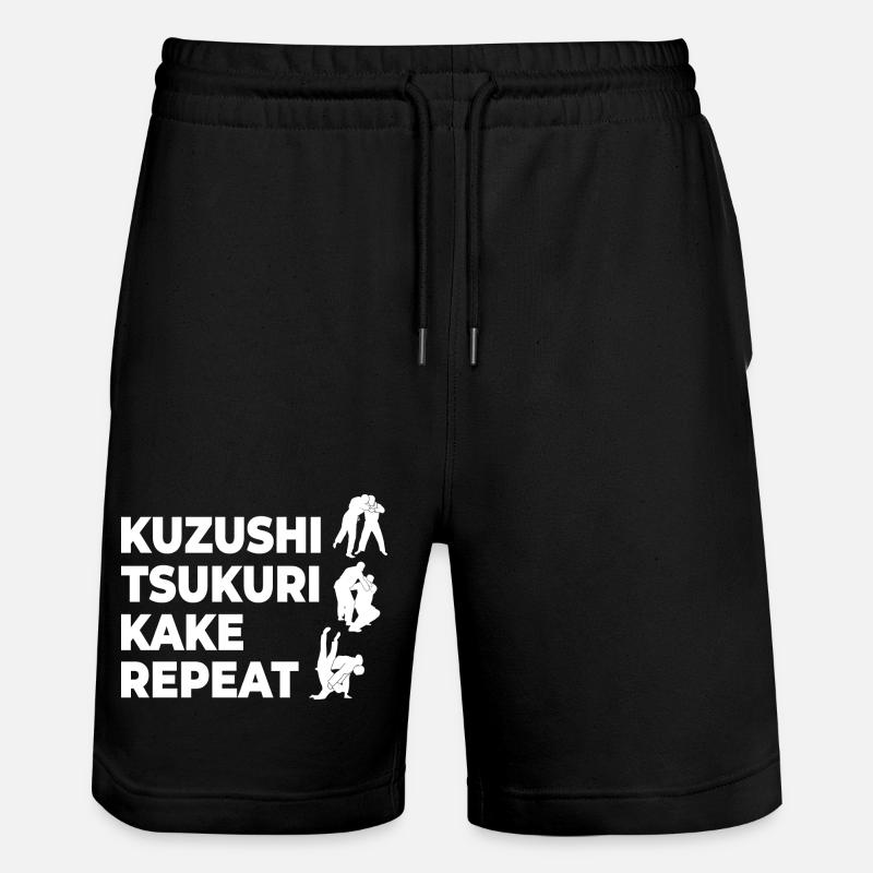 Kuzushi Tsukuri Kake Replay - Short de jogging bio TRAINER Stanley/Stella unisexe - noir