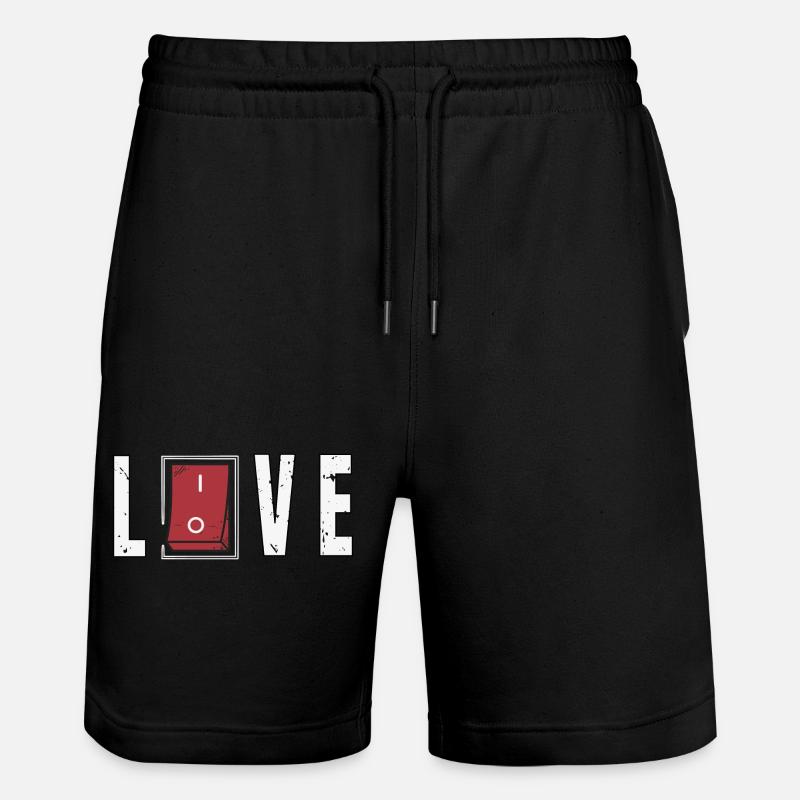 L’amour réciproque - Short de jogging bio TRAINER Stanley/Stella unisexe - noir