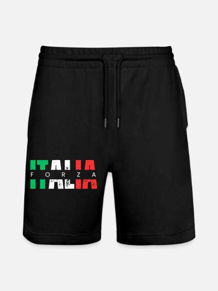 Forza ITALIA - Stanley/Stella Trainer Unisex Organic Jogging Shorts - black