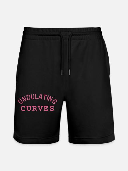 UndulatingCurves - Stanley/Stella Trainer Unisex Organic Jogging Shorts - black