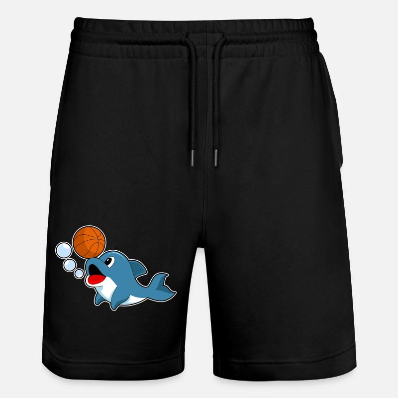 Dolphin Basketteur Basketteur - Short de jogging bio TRAINER Stanley/Stella unisexe - noir