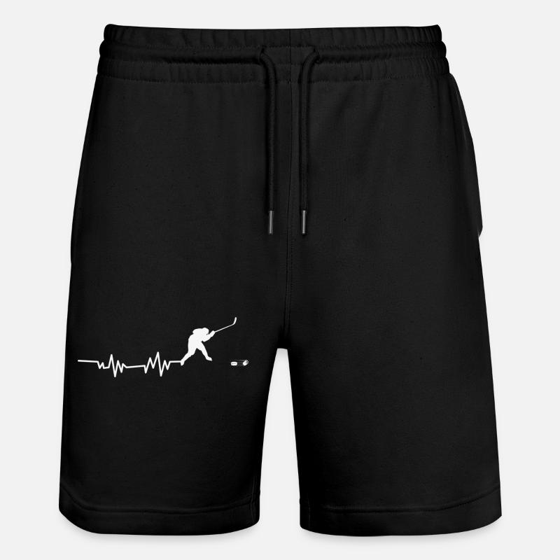 Eishockey - Stanley/Stella Unisex Bio Joggingshorts Trainer  - Schwarz