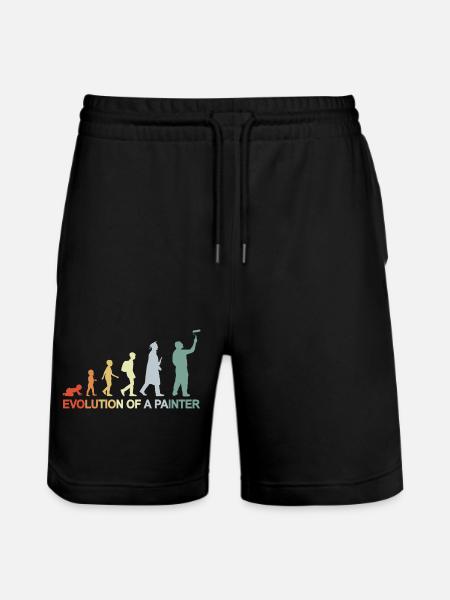 Peintre Varnisher Evolution - Short de jogging bio TRAINER Stanley/Stella unisexe - noir