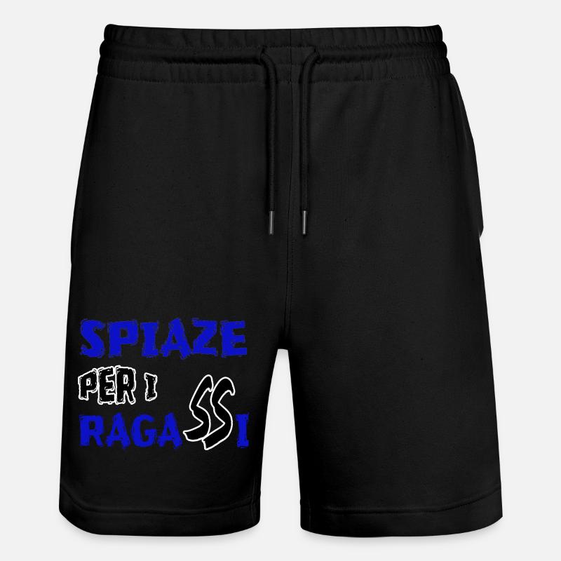 tshirt simpatica tormentone inzaghi spiaze ragassi - Pantaloncini da jogger ecologici unisex Trainer di Stanley/Stella - nero