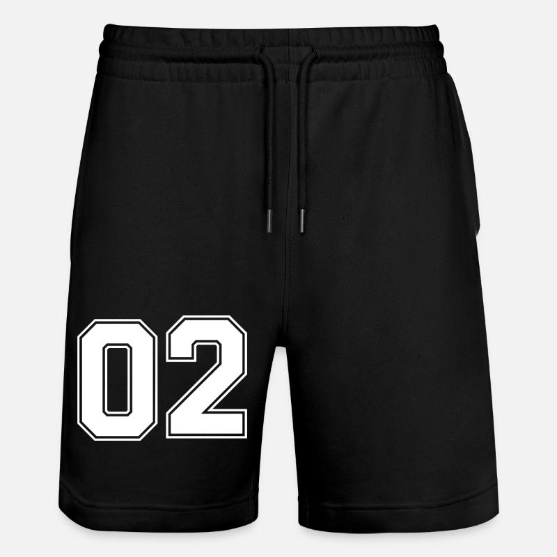 Nummer zwei 2 - Stanley/Stella Unisex Bio Joggingshorts Trainer  - Schwarz
