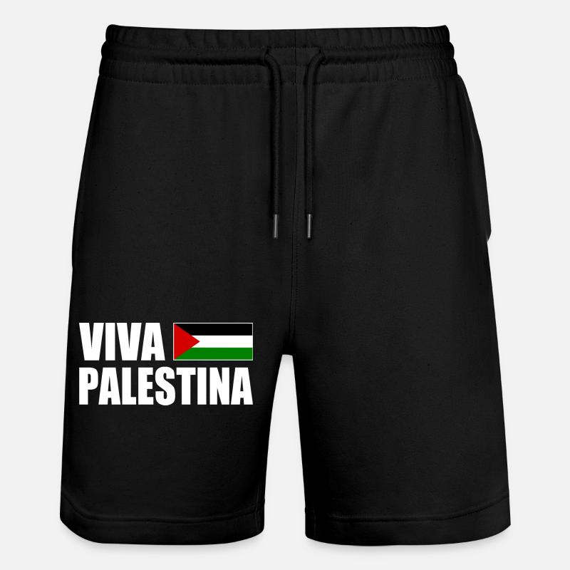 Viva palestina - Short de jogging bio TRAINER Stanley/Stella unisexe - noir
