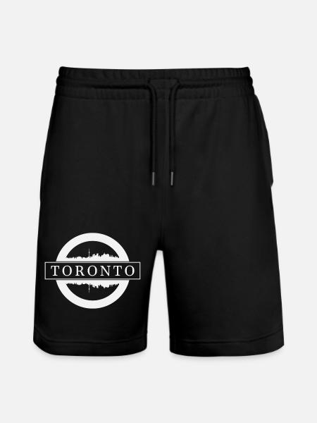 Toronto Skyline Ring - Stanley/Stella Trainer Unisex Organic Jogging Shorts - black