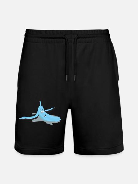 Oeil glissé banane - Short de jogging bio TRAINER Stanley/Stella unisexe - noir