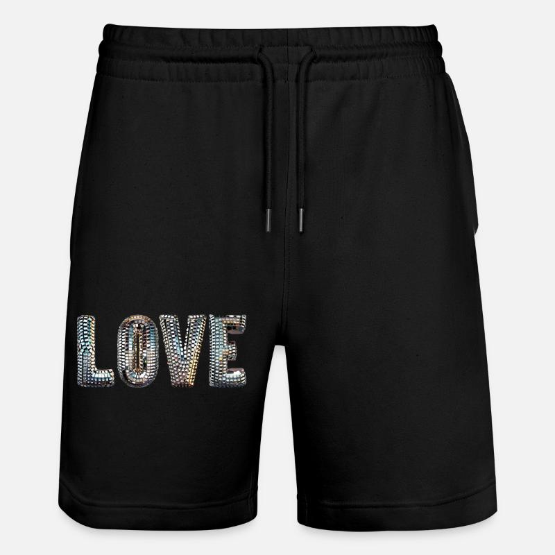L’amour disco - Short de jogging bio TRAINER Stanley/Stella unisexe - noir