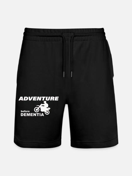 AVENTURE À MOTO - Short de jogging bio TRAINER Stanley/Stella unisexe - noir