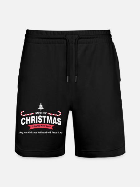 Joyeux Noël - Short de jogging bio TRAINER Stanley/Stella unisexe - noir