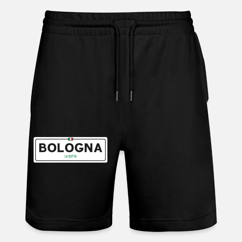 Panneau toponymique de Bologne - Short de jogging bio TRAINER Stanley/Stella unisexe - noir