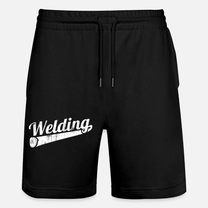 Lustiger Schweißer - Stanley/Stella Unisex Bio Joggingshorts Trainer  - Schwarz