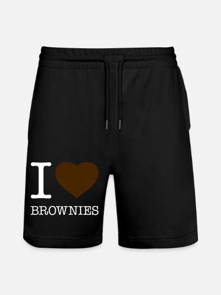 J’ADORE LES BROWNIES - Short de jogging bio TRAINER Stanley/Stella unisexe - noir