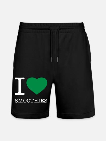 J’ADORE LES SMOOTHIES - Short de jogging bio TRAINER Stanley/Stella unisexe - noir