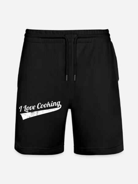 J’adore cuisiner - Short de jogging bio TRAINER Stanley/Stella unisexe - noir