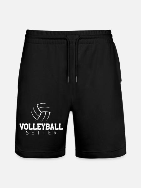 Volleyball Setter Minimalist - Stanley/Stella Trainer Unisex Organic Jogging Shorts - black