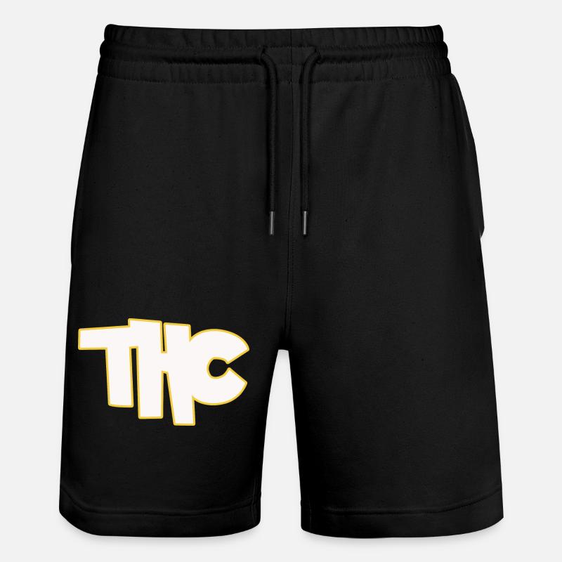 THC - Stanley/Stella Trainer Unisex Organic Jogging Shorts - black