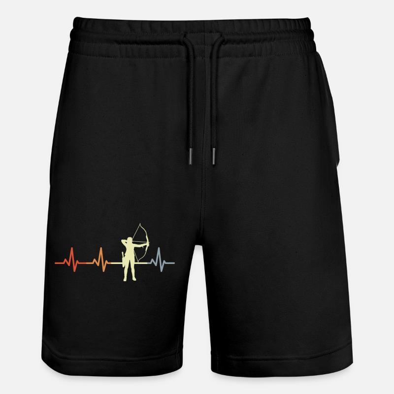 Ligne Archer Heart - Short de jogging bio TRAINER Stanley/Stella unisexe - noir