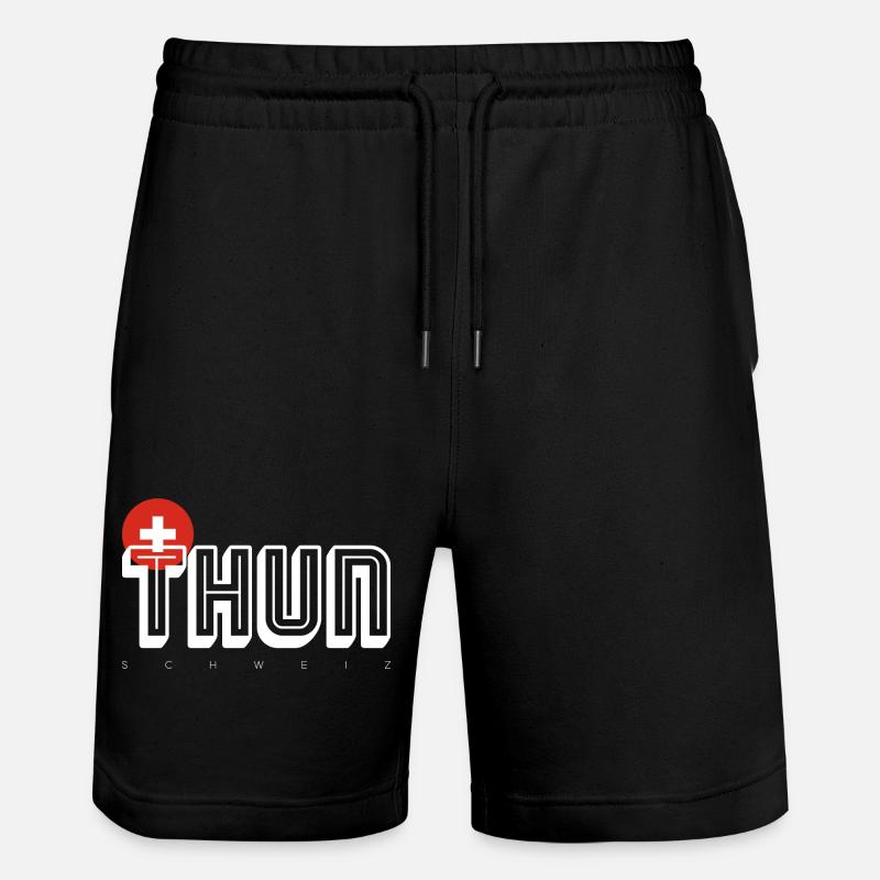 Thun - Stanley/Stella Unisex Bio Joggingshorts Trainer  - Schwarz