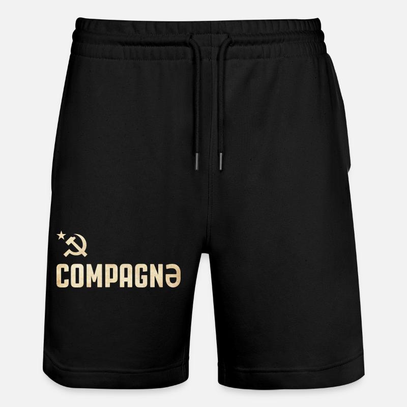 Compagnons - Short de jogging bio TRAINER Stanley/Stella unisexe - noir