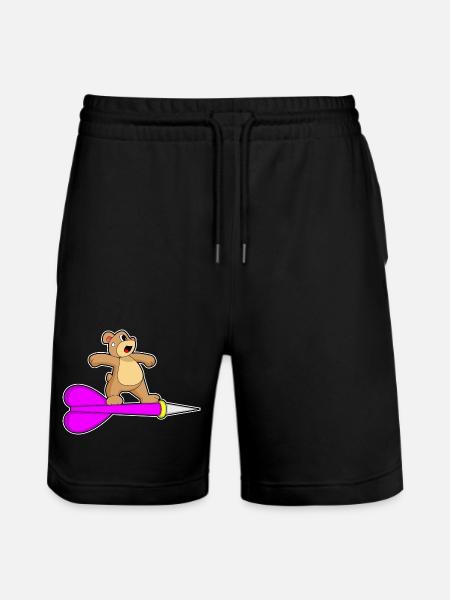 Fléchette d’ours - Short de jogging bio TRAINER Stanley/Stella unisexe - noir