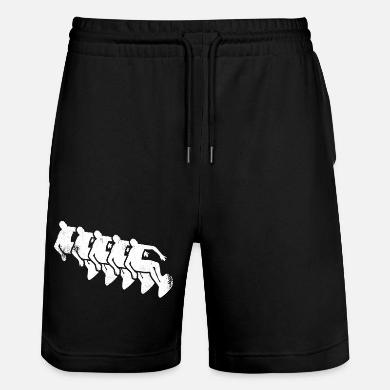 Dessin de Wave Rider - Short de jogging bio TRAINER Stanley/Stella unisexe - noir