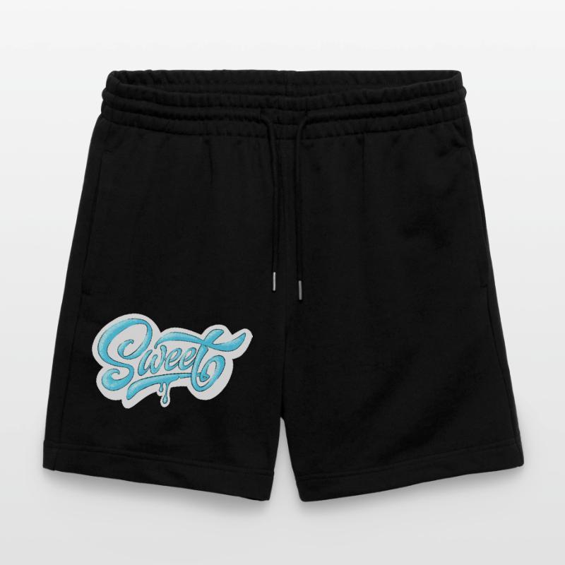Cold Sweet Script Design Stanley/Stella Trainer Unisex Organic Jogging Shorts
