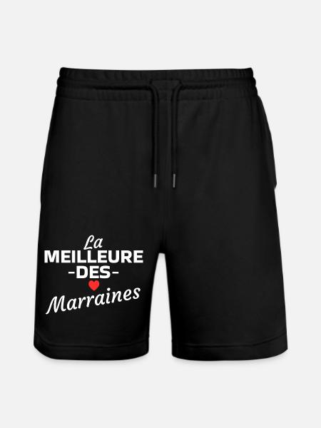La Meilleure des Marraines - Short de jogging bio TRAINER Stanley/Stella unisexe - noir