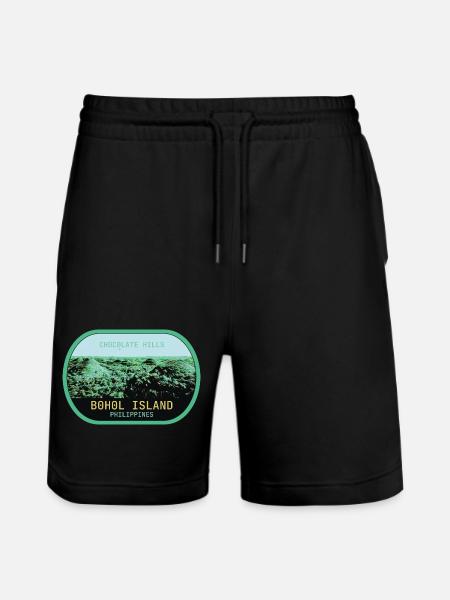 Chocolate Hills i Bohol, Filippinerna - Ekologiska joggingshorts Trainer unisex från Stanley/Stella - svart