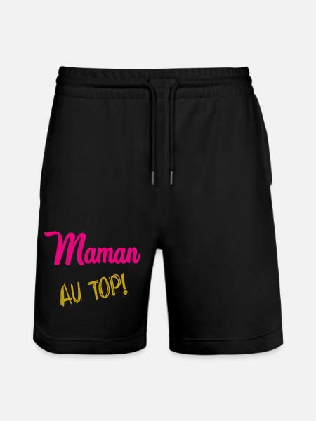 MAMA - Stanley/Stella Unisex Bio Joggingshorts Trainer - Schwarz