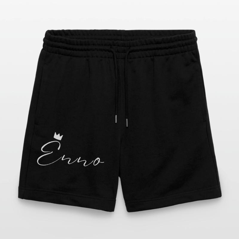 Enno Nom avec E Nom de garçon Garçon Naissance Bébé Garçon Short de jogging bio TRAINER Stanley/Stella unisexe