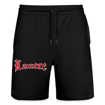Lautre Kaiserslautern Pfälzer - Stanley/Stella Unisex Bio Joggingshorts Trainer  - Schwarz - Vorne - Nik (191cm) & Marisol (170cm)