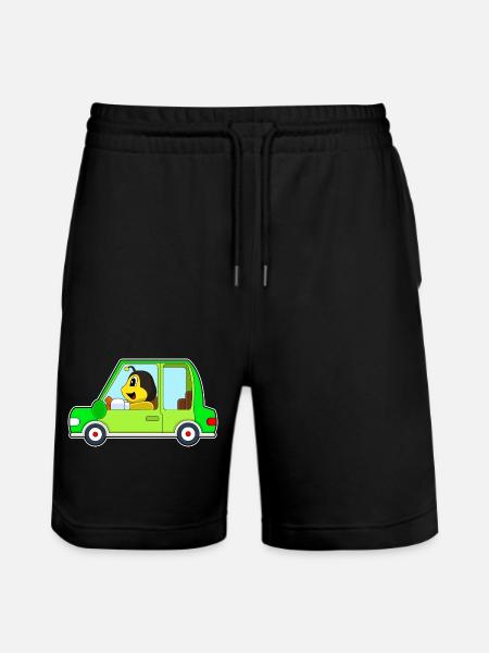 Bee Car - Stanley/Stella Trainer Unisex Organic Jogging Shorts - black
