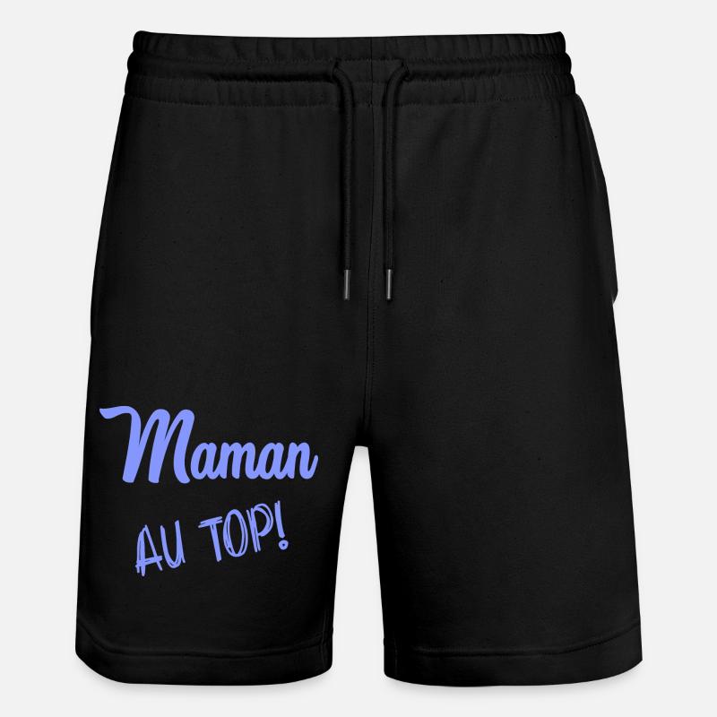 MAMAN - Short de jogging bio TRAINER Stanley/Stella unisexe - noir