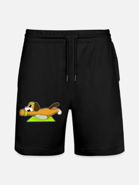 Dog Abdominal Training Bodybuilding - Stanley/Stella Trainer Unisex Organic Jogging Shorts - black