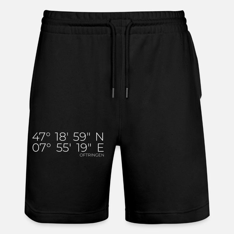 Coordonnées Oftringen Suisse - Short de jogging bio TRAINER Stanley/Stella unisexe - noir