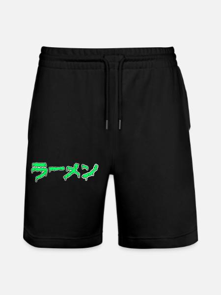 Dripping Ramen - Stanley/Stella Trainer Unisex Organic Jogging Shorts - black