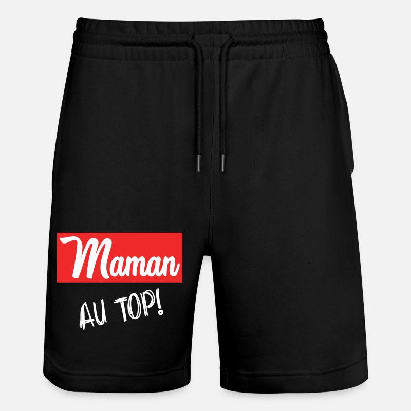 MAMAN - Short de jogging bio TRAINER Stanley/Stella unisexe - noir