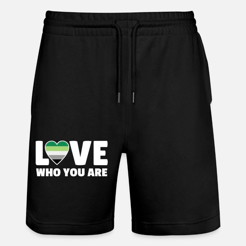 Aimez qui vous êtes - Short de jogging bio TRAINER Stanley/Stella unisexe - noir