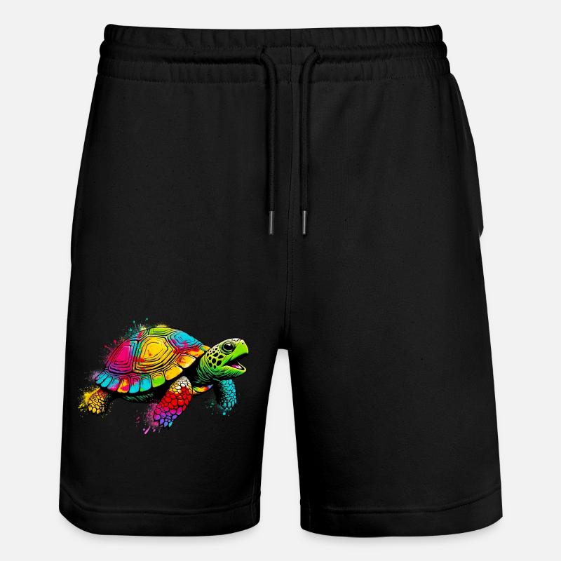 Tortue - Short de jogging bio TRAINER Stanley/Stella unisexe - noir
