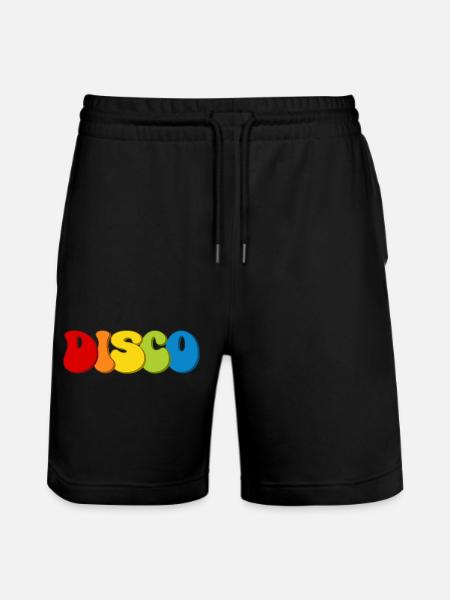 Disco - Stanley/Stella Trainer Unisex Organic Jogging Shorts - black
